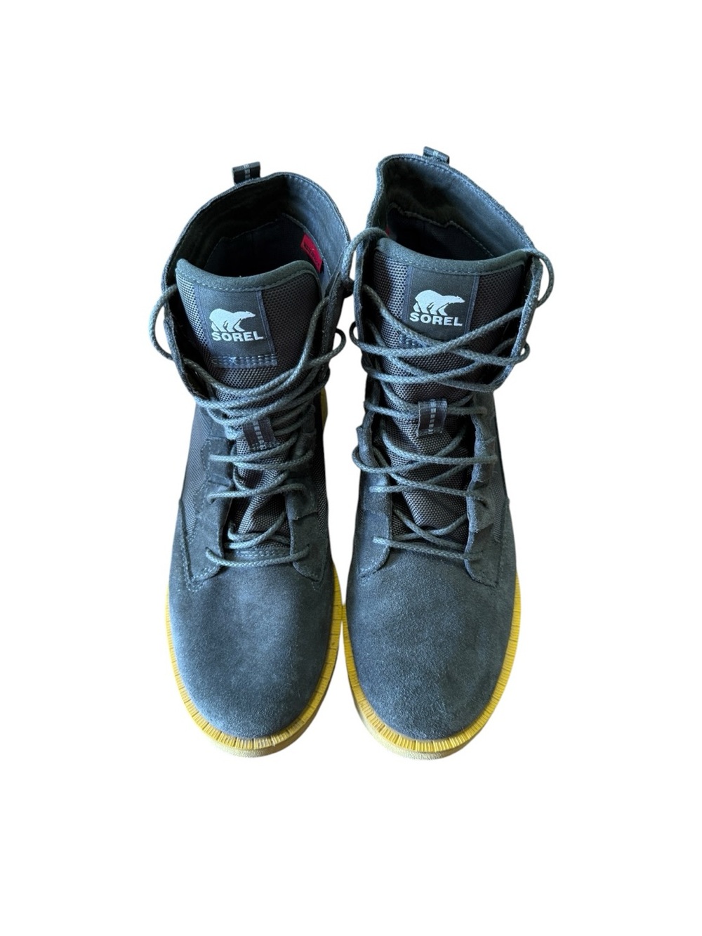 Sorel Caribou Leather Waterproof Alpine Tundra Cyber Boots NL4309-326 W Sz 9.5 - Picture 3 of 10